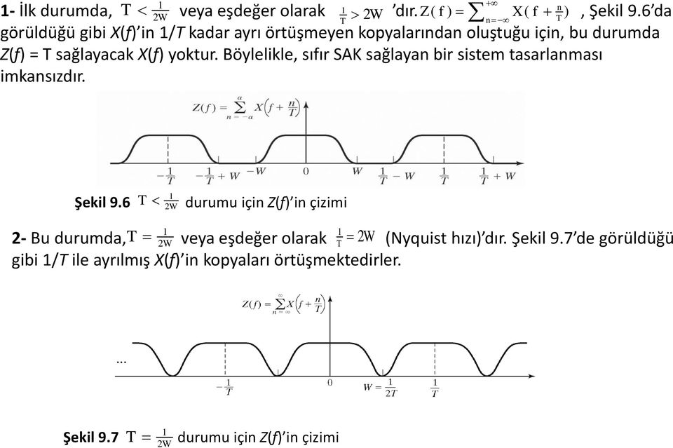 yoktur. Böylelikle, sıfır SAK sağlayan bir sistem tasarlanması imkansızdır. Şekil 9.