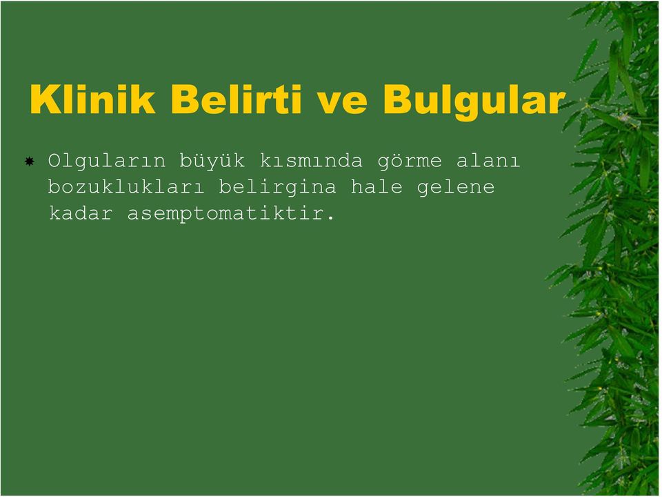 alanı bozuklukları belirgina