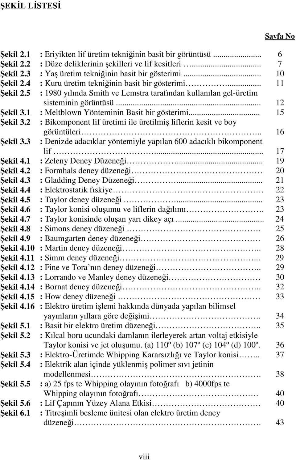 1 : Eriyikten lif üretim tekniğinin basit bir görüntüsü... : Düze deliklerinin şekilleri ve lif kesitleri... : Yaş üretim tekniğinin basit bir gösterimi... : Kuru üretim tekniğinin basit bir gösterimi.