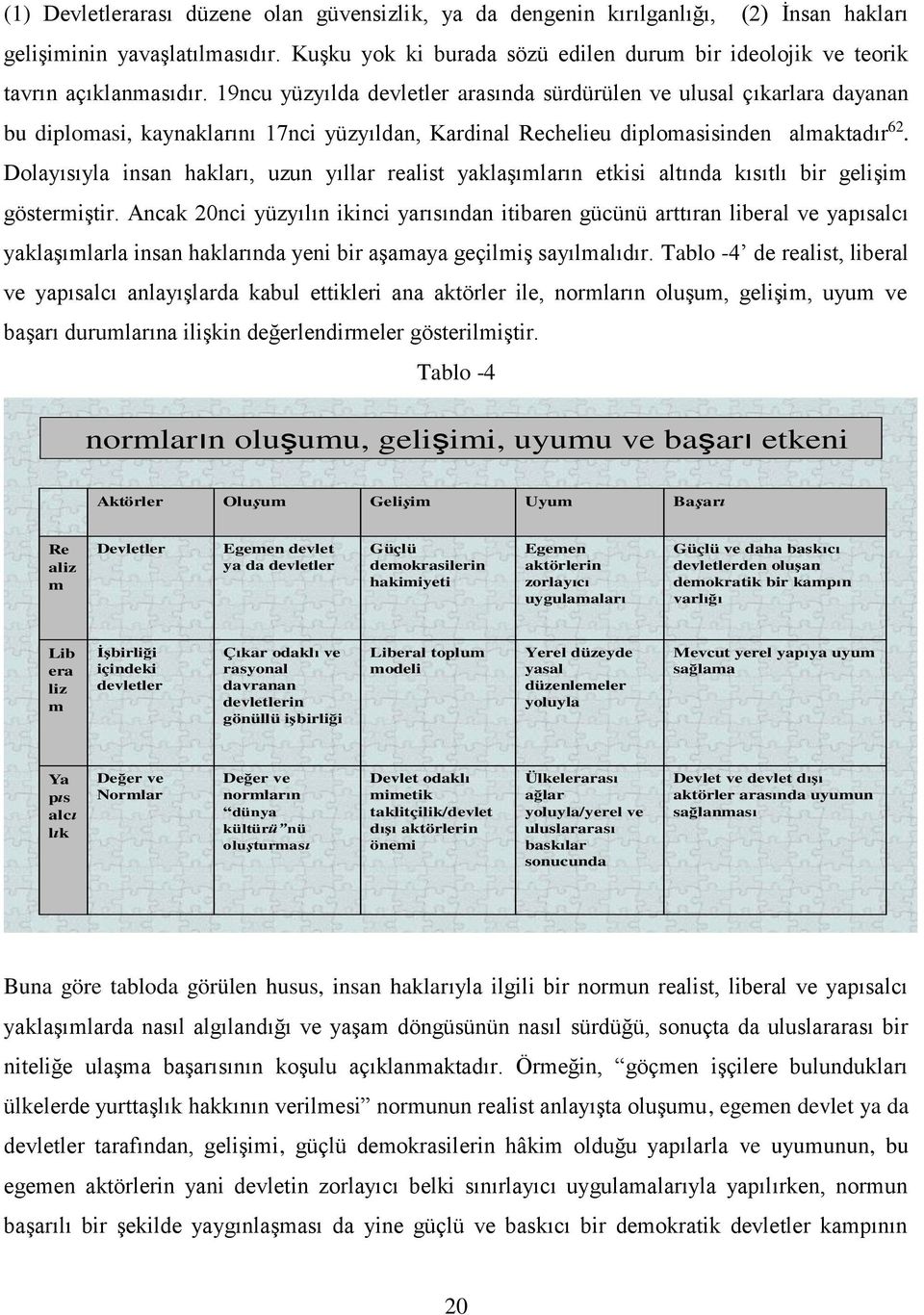 19ncu yüzyılda devletler arasında sürdürülen ve ulusal çıkarlara dayanan bu diplomasi, kaynaklarını 17nci yüzyıldan, Kardinal Rechelieu diplomasisinden almaktadır 62.