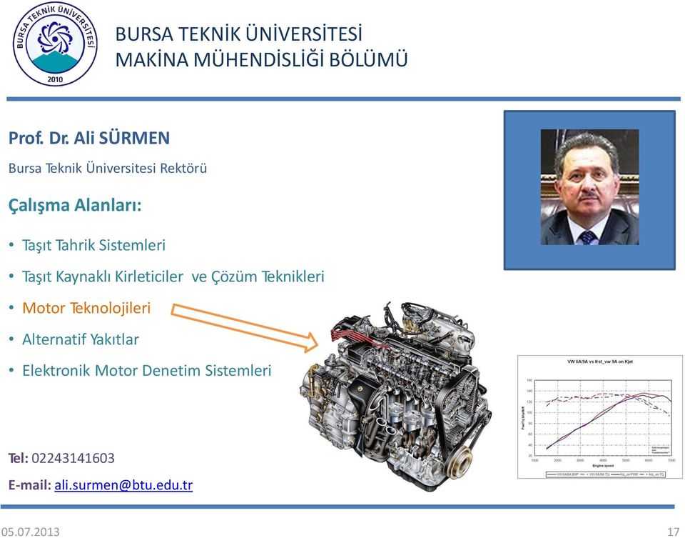 Tahrik Sistemleri Taşıt Kaynaklı Kirleticiler ve Çözüm Teknikleri