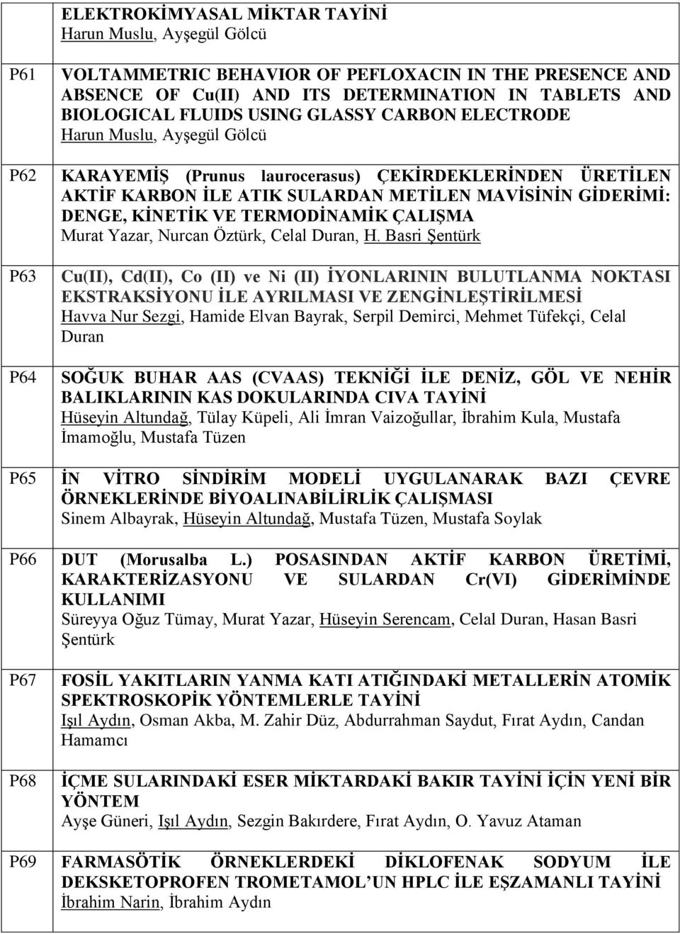 TERMODİNAMİK ÇALIŞMA Murat Yazar, Nurcan Öztürk, Celal Duran, H.