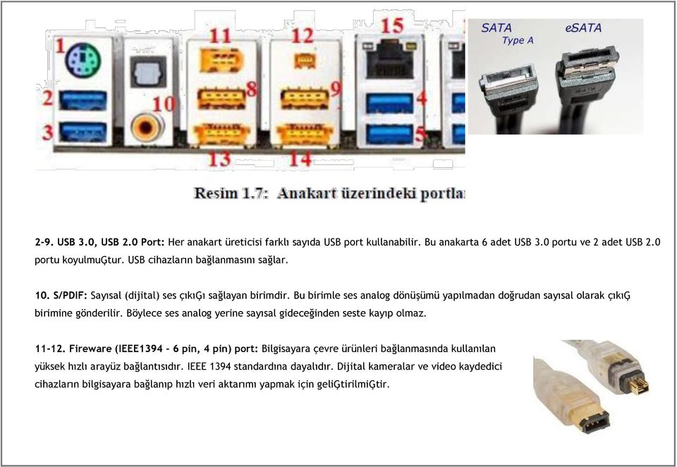 Bu birimle ses analog dönüşümü yapılmadan doğrudan sayısal olarak çıkıģ birimine gönderilir. Böylece ses analog yerine sayısal gideceğinden seste kayıp olmaz. 11-12.