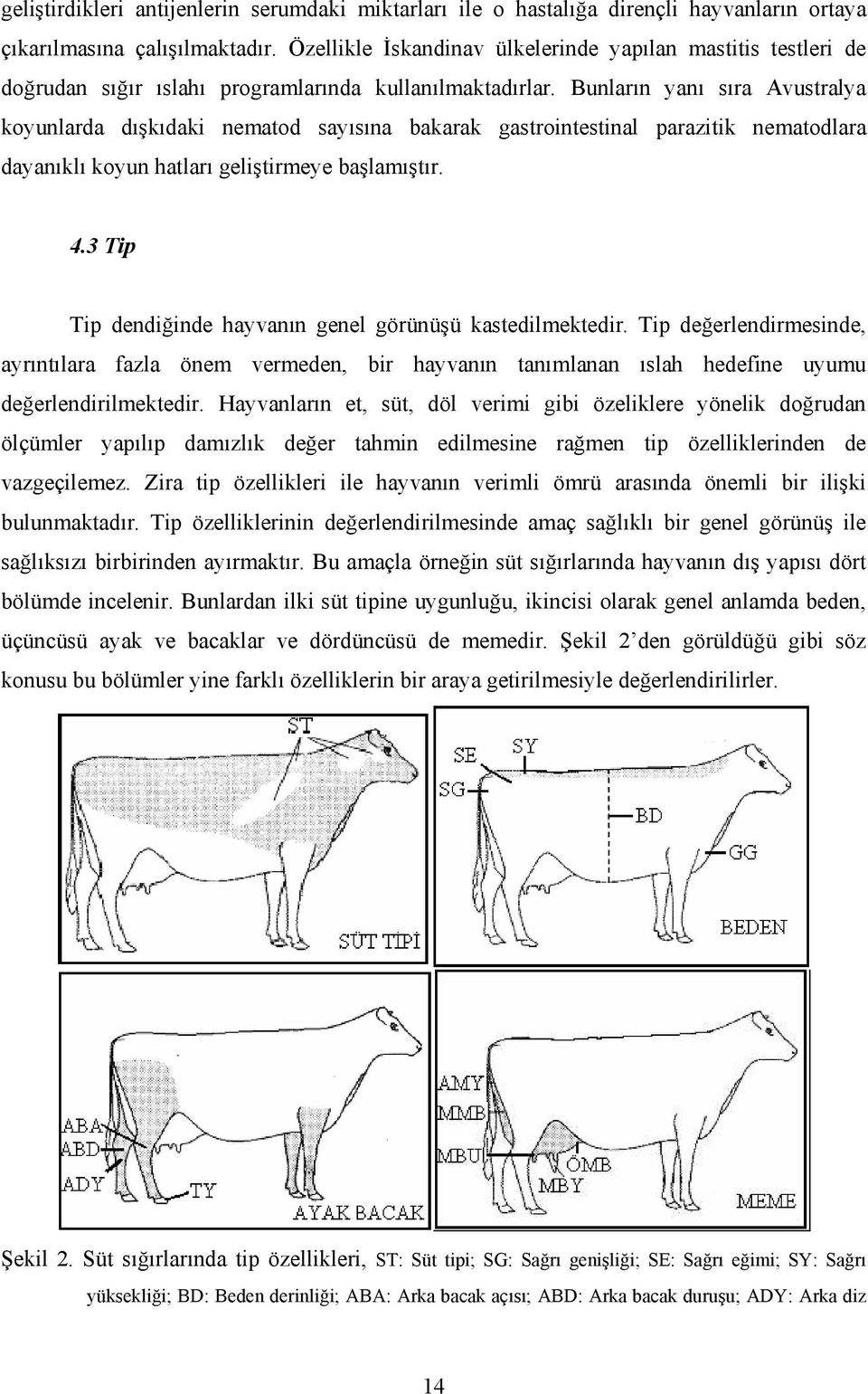 Bunların yanı sıra Avustralya koyunlarda dışkıdaki nematod sayısına bakarak gastrointestinal parazitik nematodlara dayanıklı koyun hatları geliştirmeye başlamıştır. 4.