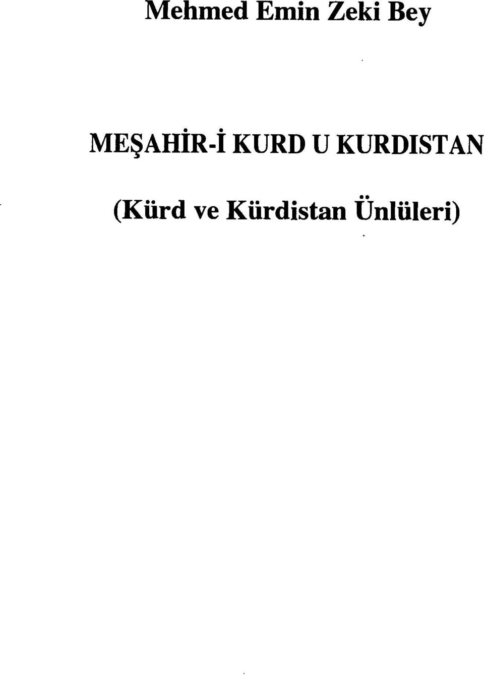 U KURDISTAN (Kürd