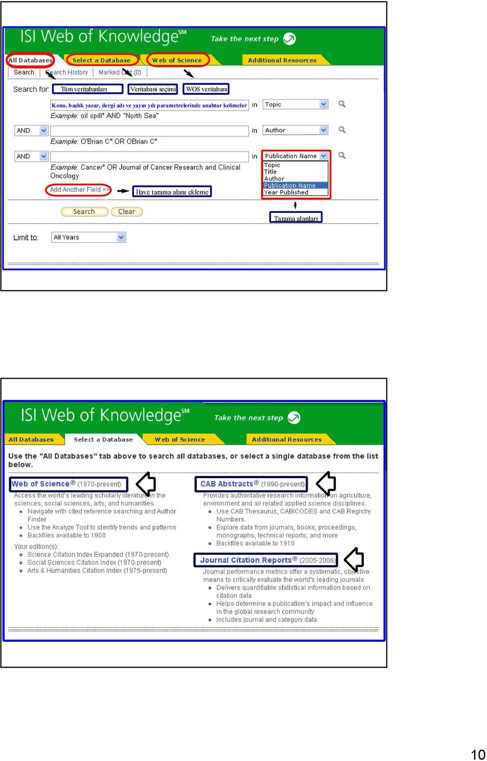 yayın yılı parametrelerinde anahtar