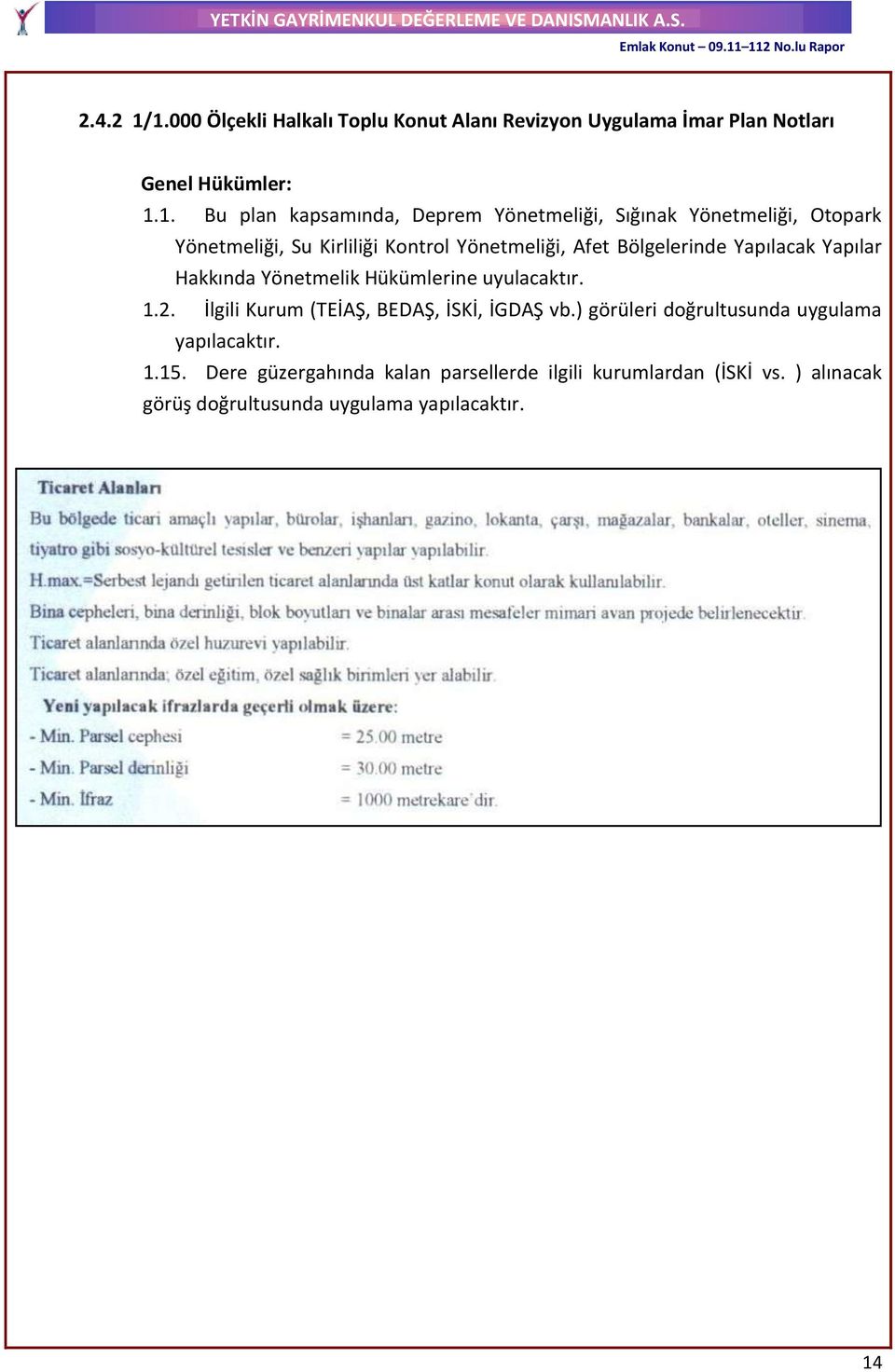 Yönetmeliği, Sığınak Yönetmeliği, Otopark Yönetmeliği, Su Kirliliği Kontrol Yönetmeliği, Afet Bölgelerinde Yapılacak Yapılar