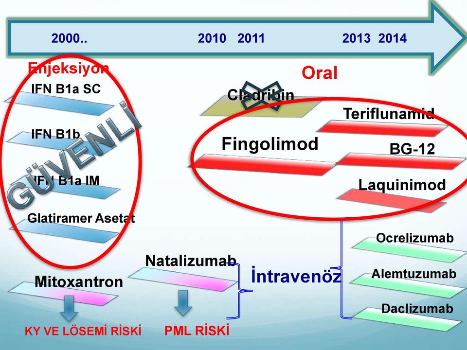 Laquinimod Glatiramer Asetat Ocrelizumab Mitoxantron