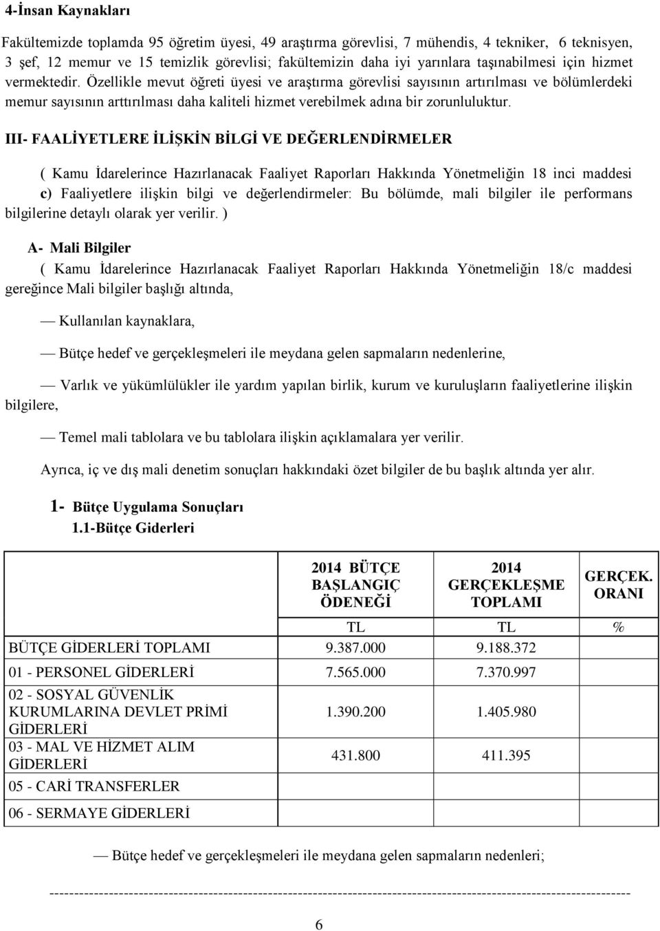 Özellikle mevut öğreti üyesi ve araştırma görevlisi sayısının artırılması ve bölümlerdeki memur sayısının arttırılması daha kaliteli hizmet verebilmek adına bir zorunluluktur.