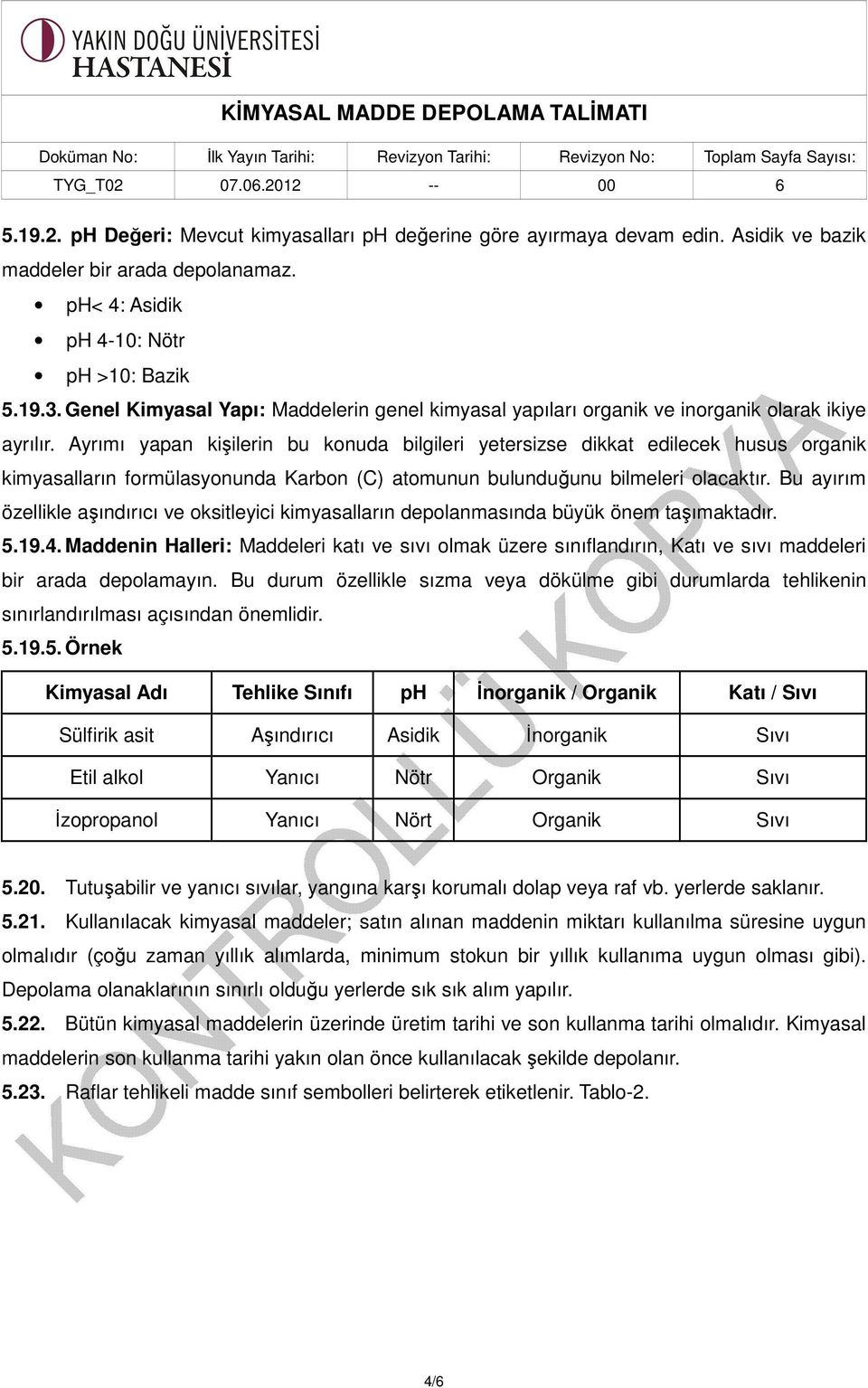 Ayrımı yapan kişilerin bu konuda bilgileri yetersizse dikkat edilecek husus organik kimyasalların formülasyonunda Karbon (C) atomunun bulunduğunu bilmeleri olacaktır.