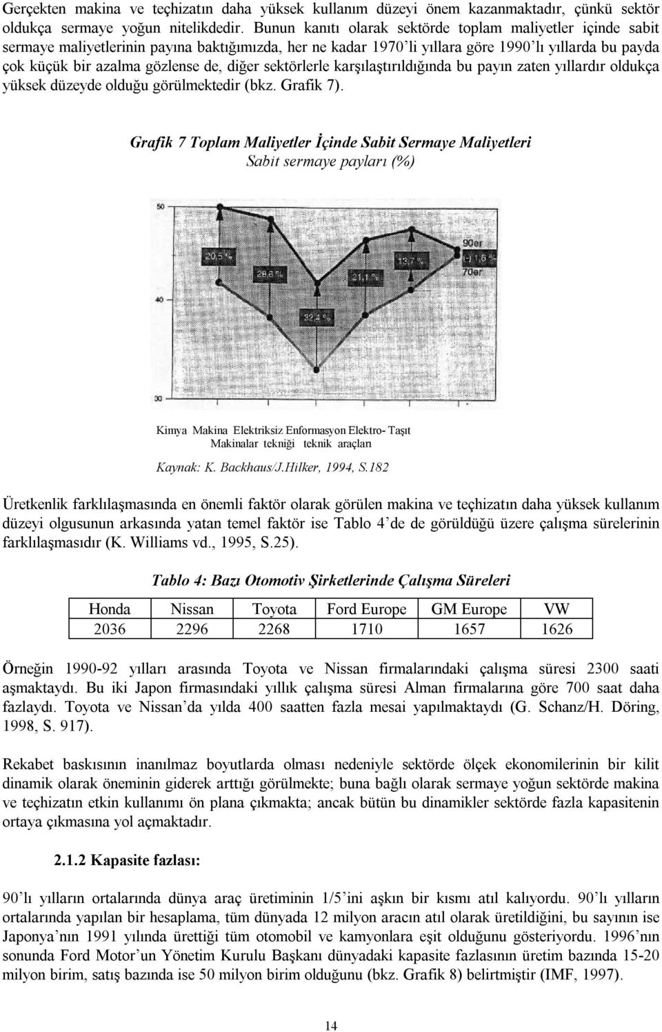 diğer sektörlerle karşılaştırıldığında bu payın zaten yıllardır oldukça yüksek düzeyde olduğu görülmektedir (bkz. Grafik 7).