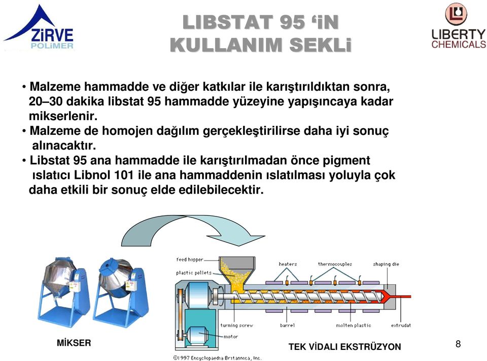 Malzeme de homojen dağılım gerçekleştirilirse daha iyi sonuç alınacaktır.