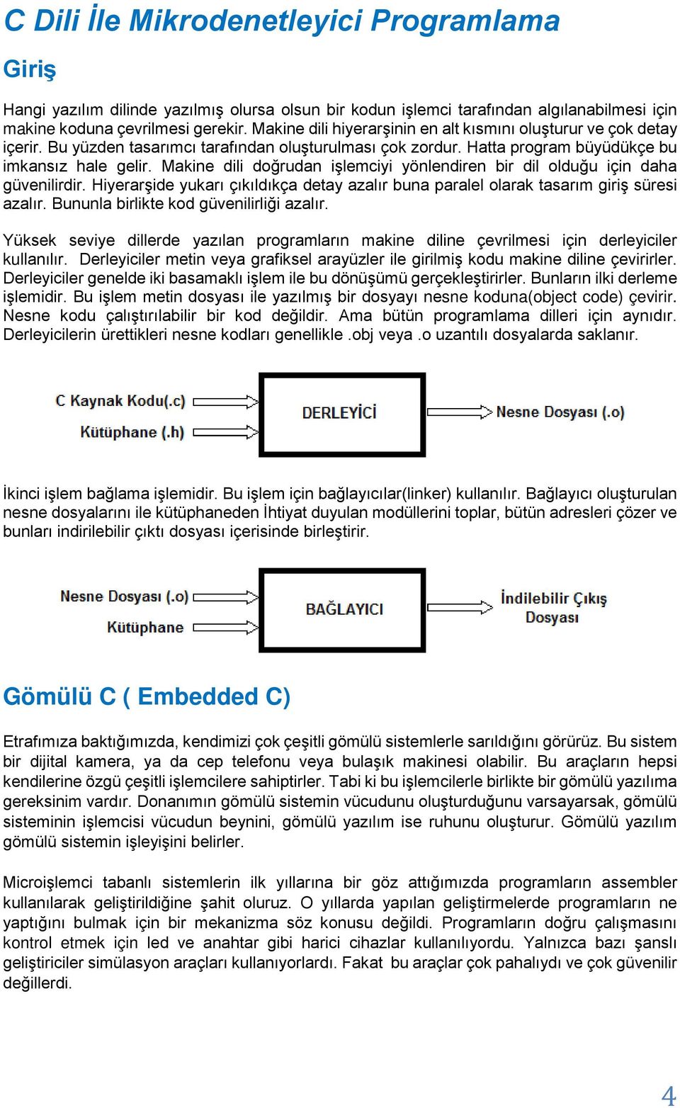 Makine dili doğrudan işlemciyi yönlendiren bir dil olduğu için daha güvenilirdir. Hiyerarşide yukarı çıkıldıkça detay azalır buna paralel olarak tasarım giriş süresi azalır.