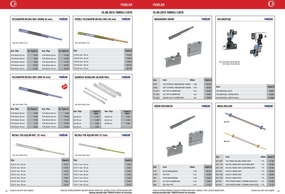 60 TLB-45mm 60 cm 17.60 TLB-45mm 65 cm 20.80 TLB-45mm 70 cm 24.00 TLB-45 mm 30 cm 18.40 TLB-45 mm 35 cm 19.00 TLB-45 mm 40 cm 19.50 TLB-45 mm 45 cm 20.10 TLB-45 mm 50 cm 20.