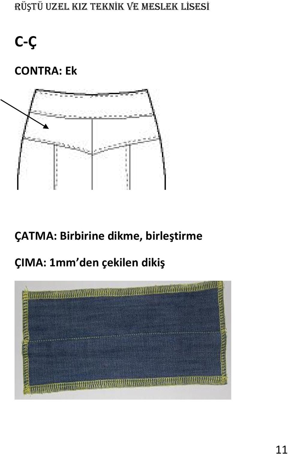 dikme, birleştirme