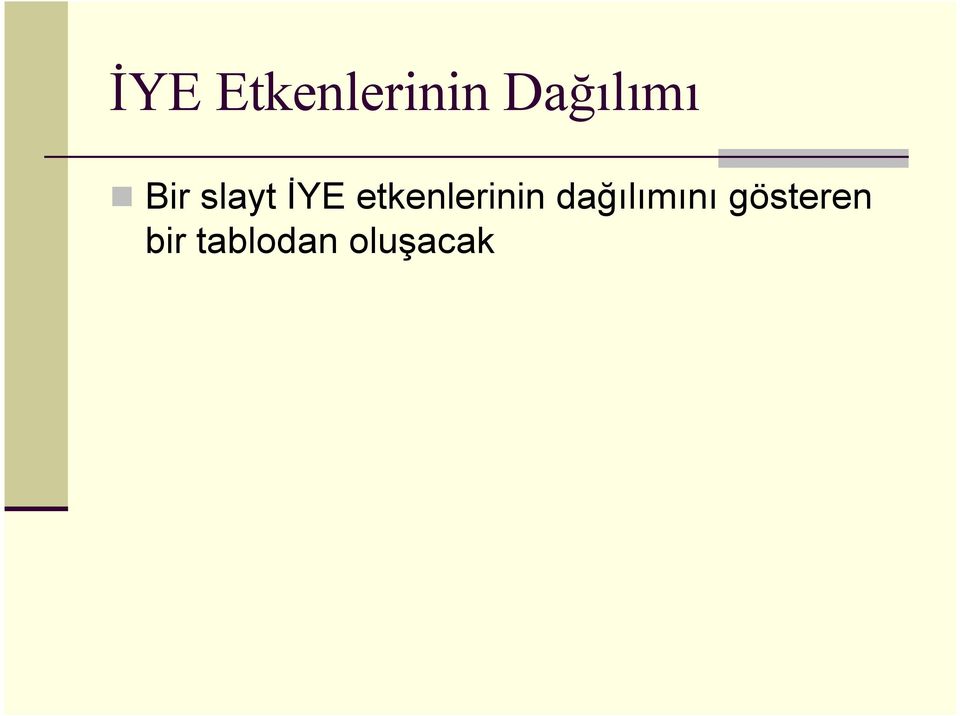 etkenlerinin dağılımını