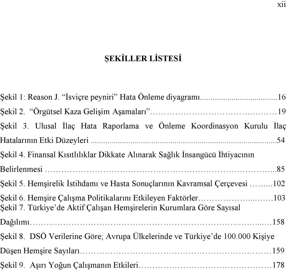 Finansal Kısıtlılıklar Dikkate Alınarak Sağlık İnsangücü İhtiyacının Belirlenmesi...85 Şekil 5. Hemşirelik İstihdamı ve Hasta Sonuçlarının Kavramsal Çerçevesi...102 Şekil 6.