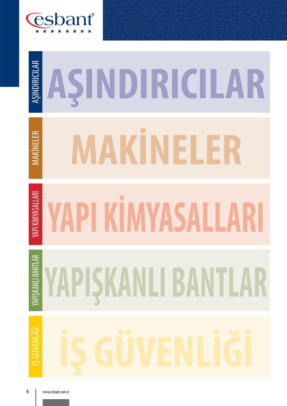 KİMYASALLARI YAPIŞKANLI BANTLAR