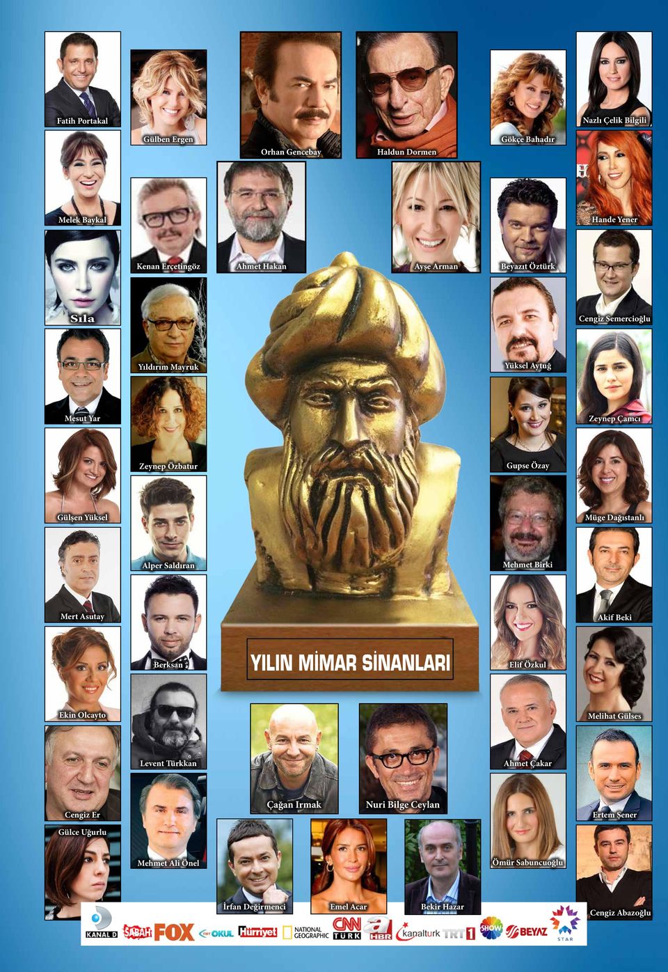 Dağıstanlı Alper Saldıran Mehmet Birki Mert Asutay Akif Beki Berksan YILIN MİMAR SİNANLARI Elif Özkul Ekin Olcayto Melihat Gülses Levent Türkkan Ahmet