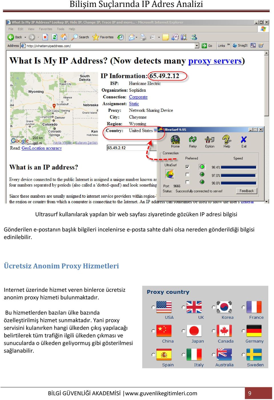 Ücretsiz Anonim Proxy Hizmetleri Internet üzerinde hizmet veren binlerce ücretsiz anonim proxy hizmeti bulunmaktadır.