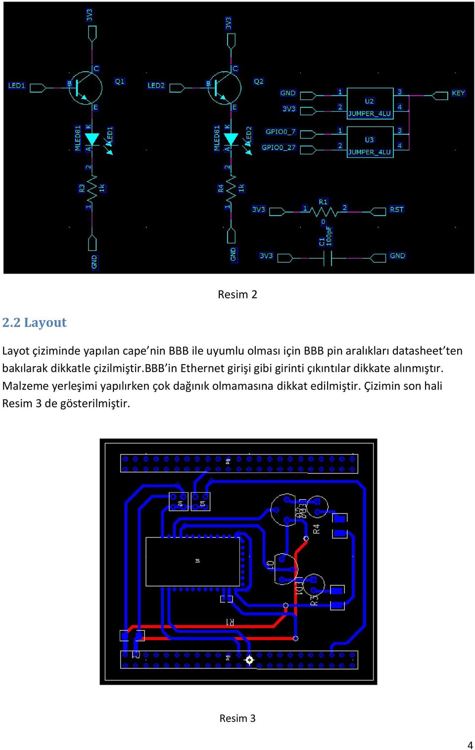 aralıkları datasheet ten bakılarak dikkatle çizilmiştir.