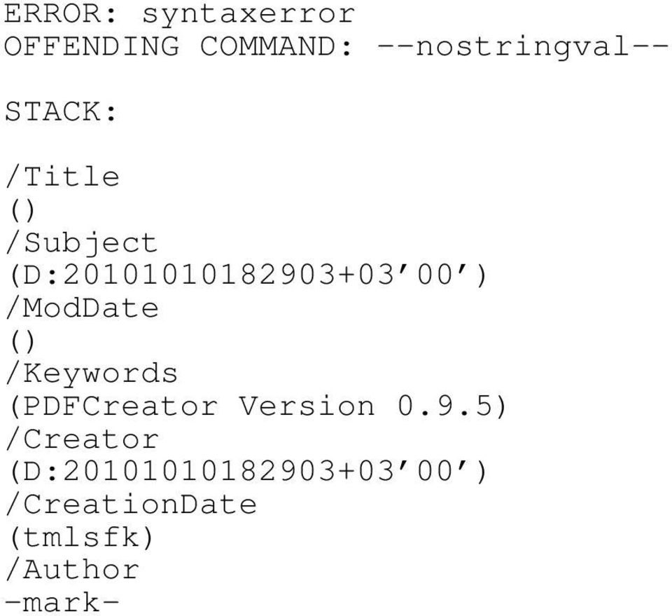 /ModDate () /Keywords (PDFCreator Version 0.9.