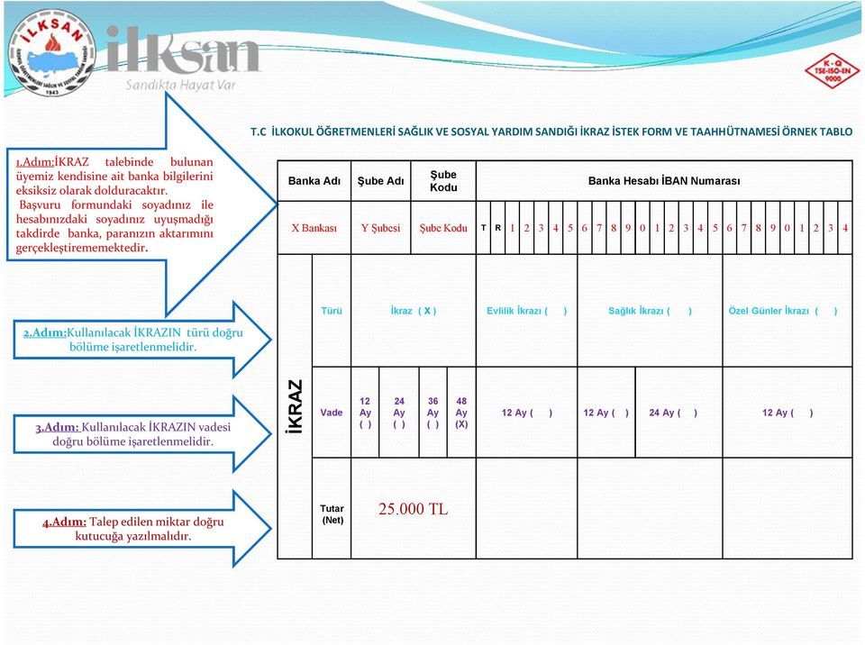 Başvuru formundaki soyadınız ile hesabınızdaki soyadınız uyuşmadığı takdirde banka, paranızın aktarımını gerçekleştirememektedir.