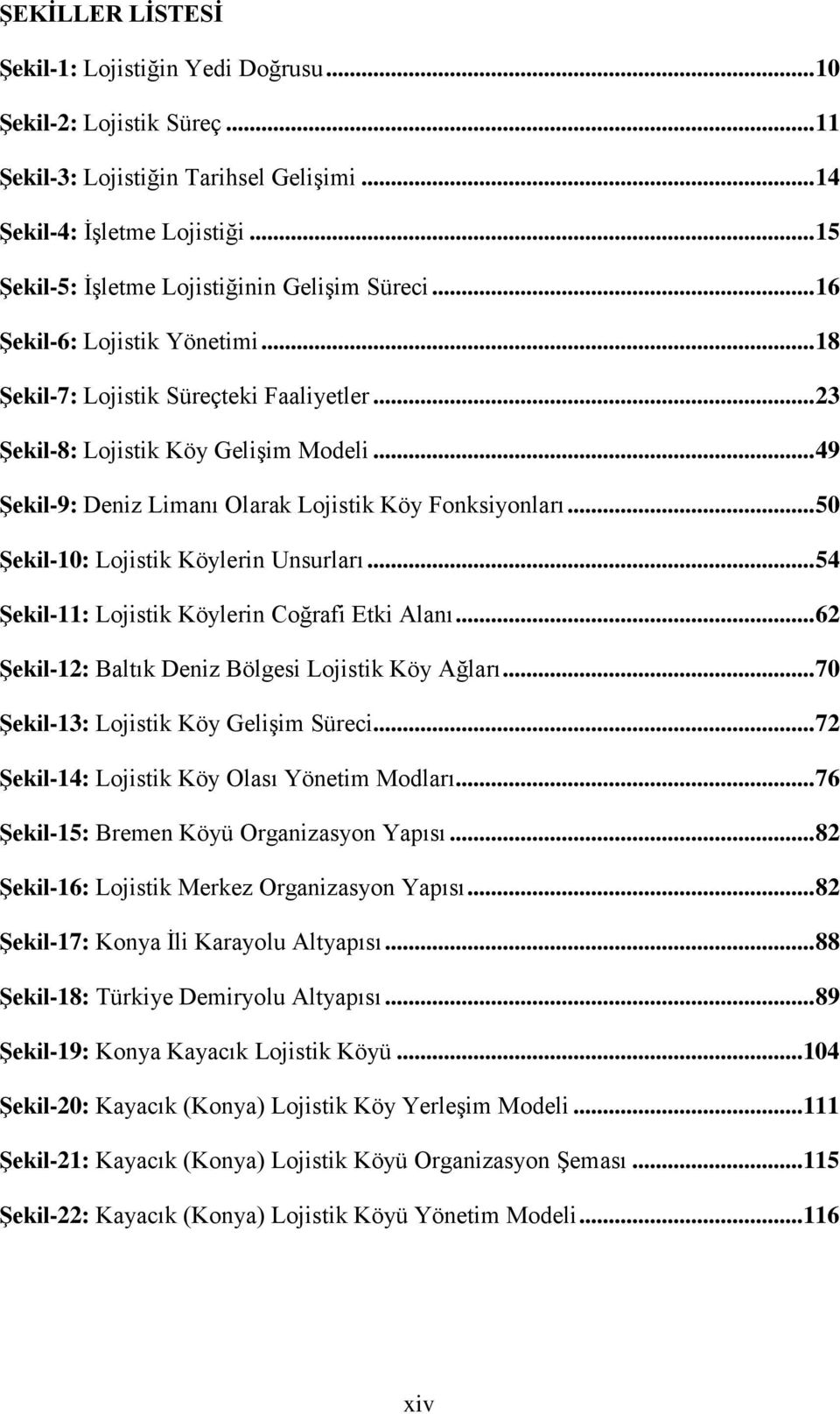 .. 49 Şekil-9: Deniz Limanı Olarak Lojistik Köy Fonksiyonları... 50 Şekil-10: Lojistik Köylerin Unsurları... 54 Şekil-11: Lojistik Köylerin Coğrafi Etki Alanı.