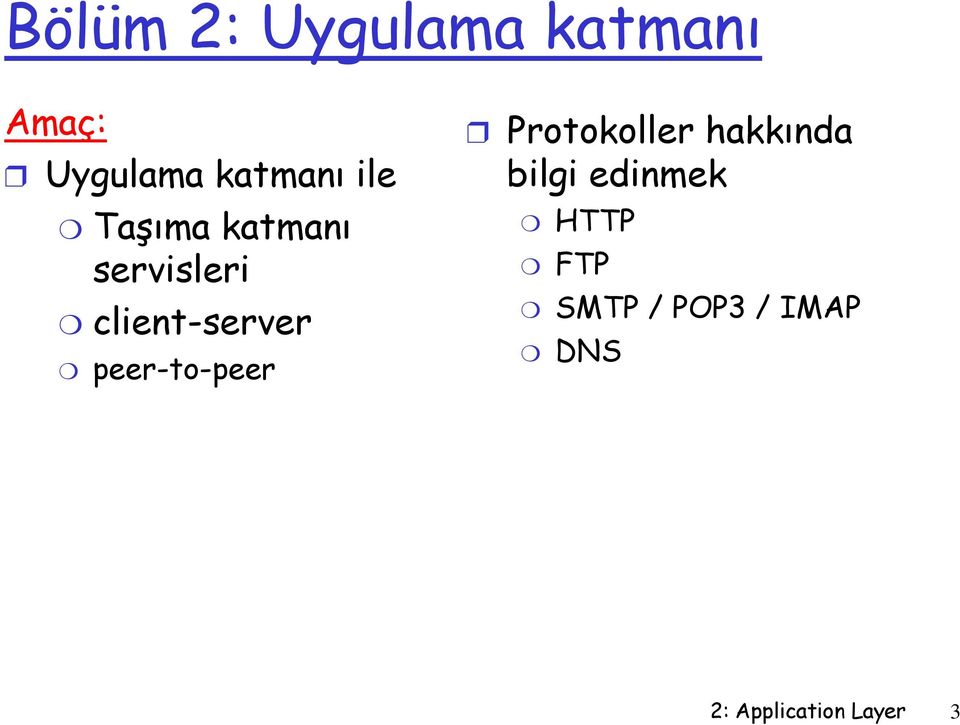 peer-to-peer Protokoller hakkında bilgi edinmek