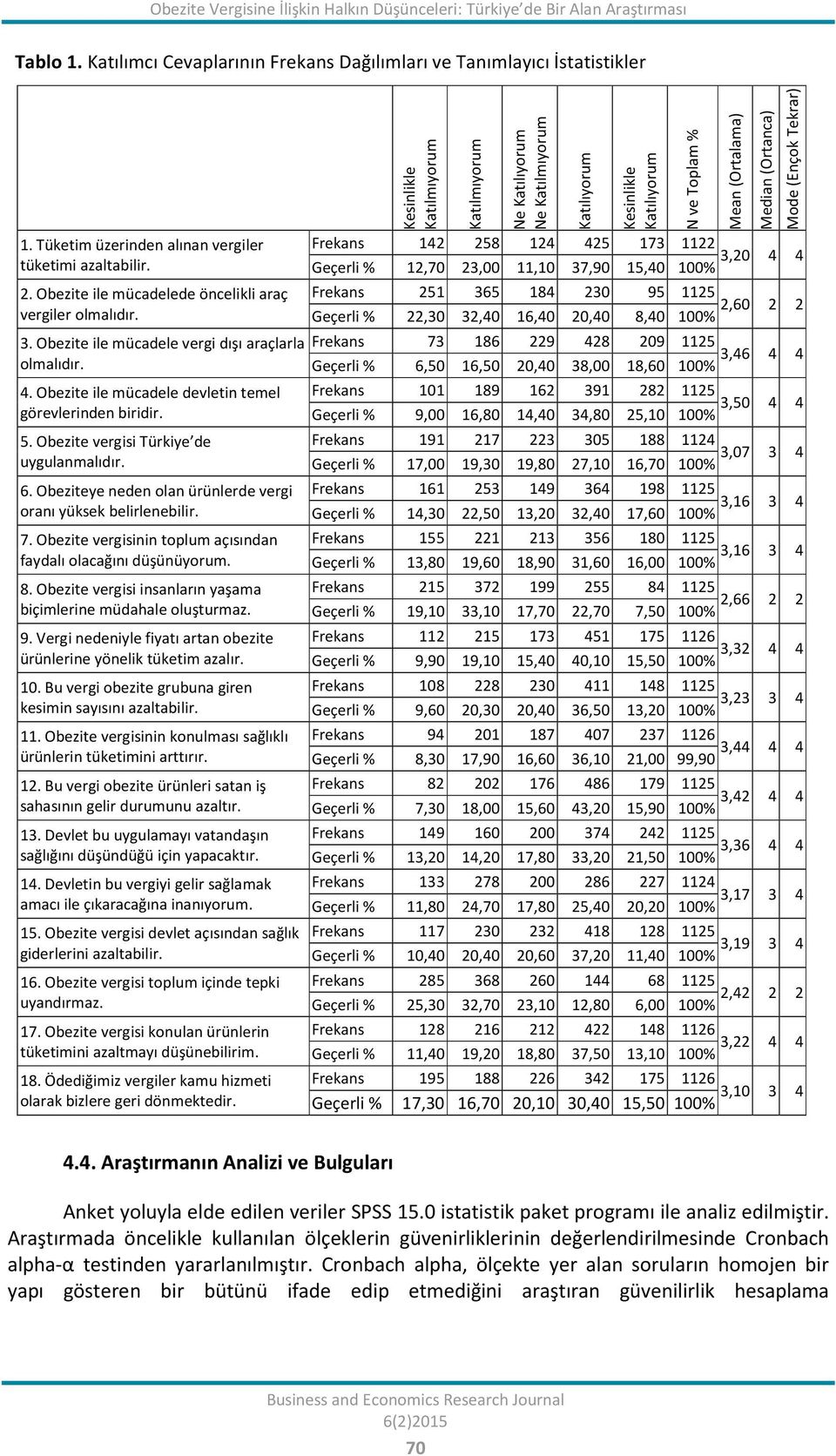 Obezite ile mücadele devletin temel görevlerinden biridir. 5. Obezite vergisi Türkiye de uygulanmalıdır. 6. Obeziteye neden olan ürünlerde vergi oranı yüksek belirlenebilir. 7.