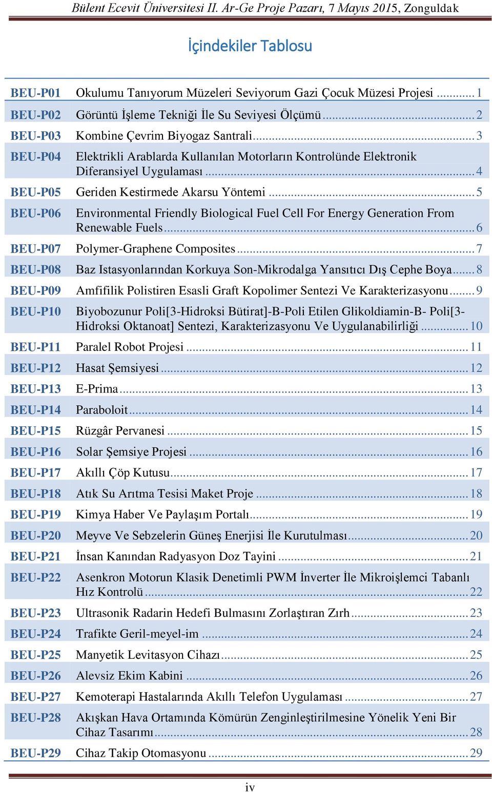 .. 5 BEU-P06 Environmental Friendly Biological Fuel Cell For Energy Generation From Renewable Fuels... 6 BEU-P07 Polymer-Graphene Composites.