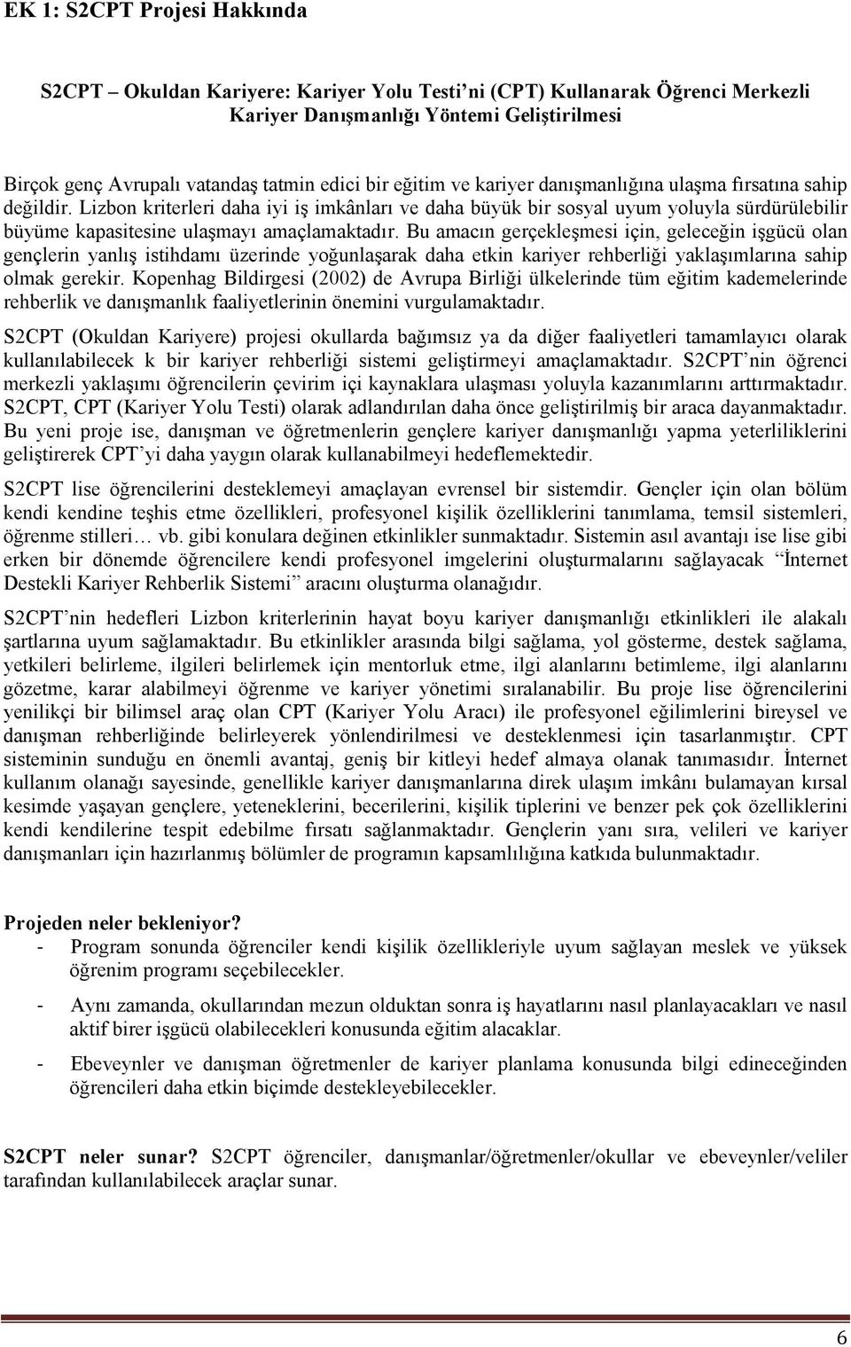 Lizbon kriterleri daha iyi iş imkânları ve daha büyük bir sosyal uyum yoluyla sürdürülebilir büyüme kapasitesine ulaşmayı amaçlamaktadır.