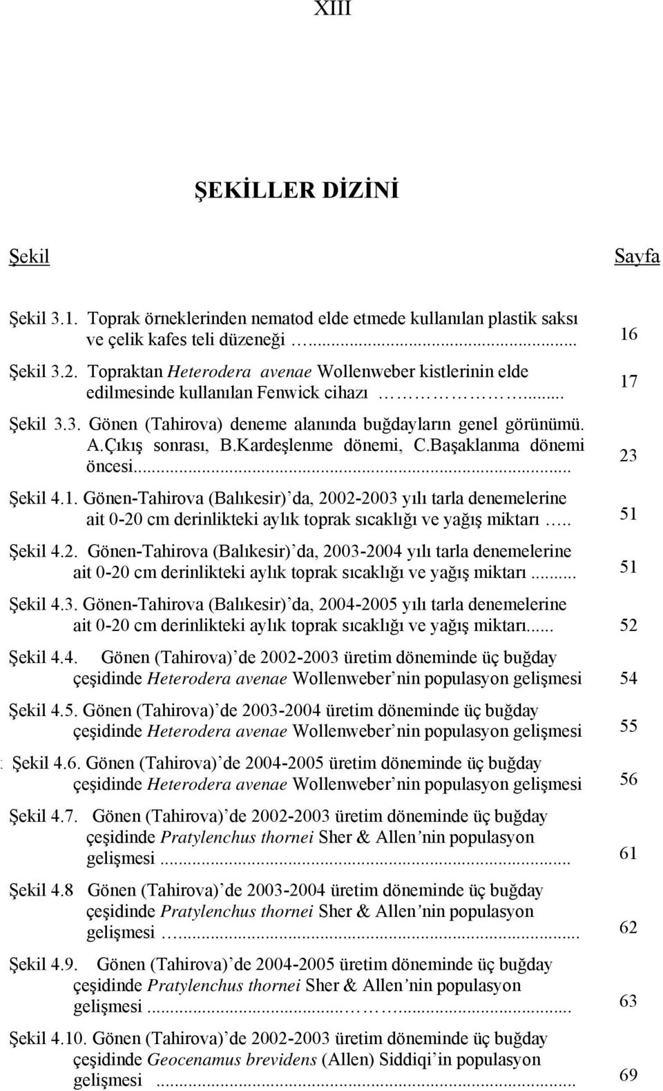 Kardeşlenme dönemi, C.Başaklanma dönemi öncesi... 23 Şekil 4.1. Gönen-Tahirova (Balıkesir) da, 2002-2003 yılı tarla denemelerine ait 0-20 cm derinlikteki aylık toprak sıcaklığı ve yağış miktarı.