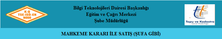 MAHKEME KARARI İLE SATIŞ (ŞUFA GİBİ); Paylı mülkiyette, bir paydaşın taşınmaz üzerindeki payını tamamen veya kısmen üçüncü kişiye satılması halinde diğer paydaşların önalım (şufa) hakkının alıcıya