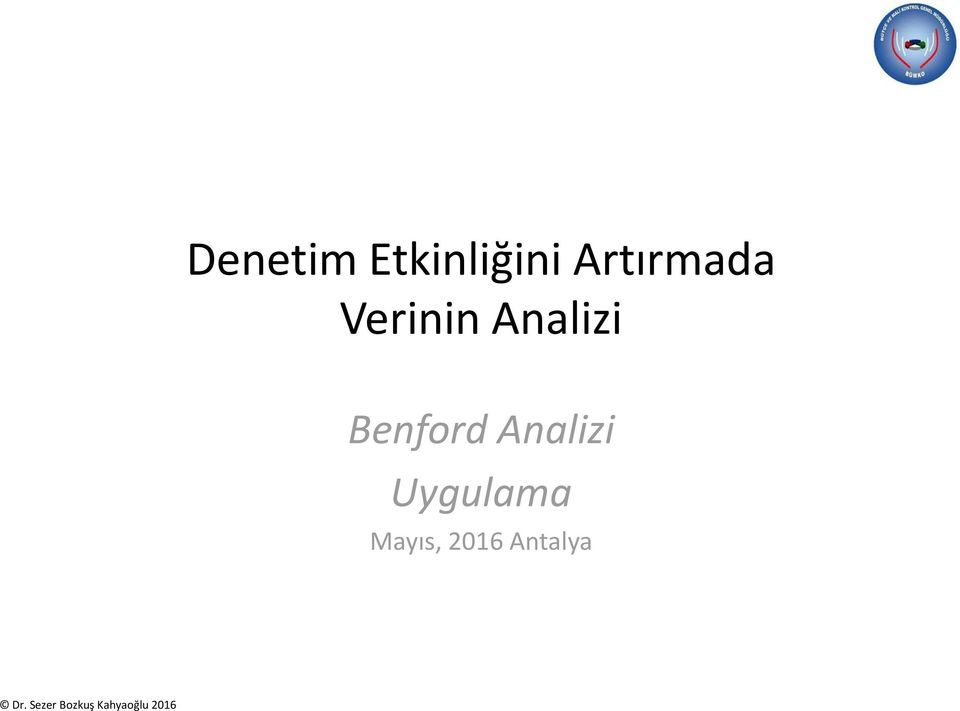 Analizi Benford