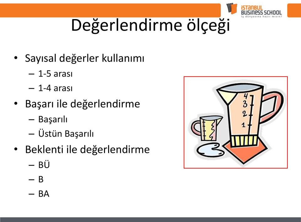 ile değerlendirme Başarılı Üstün