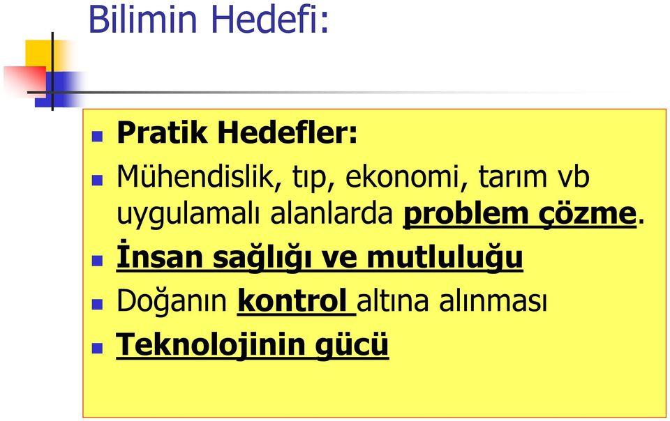 problem çözme.