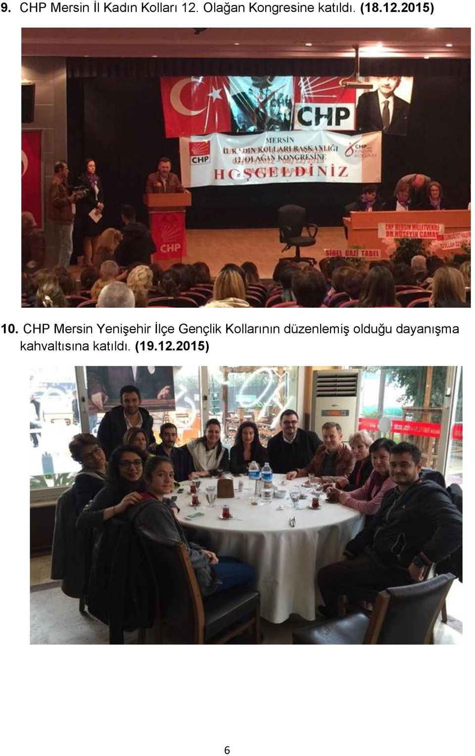 CHP Mersin Yenişehir İlçe Gençlik Kollarının