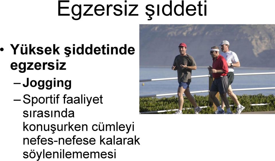 Sportif faaliyet sırasında