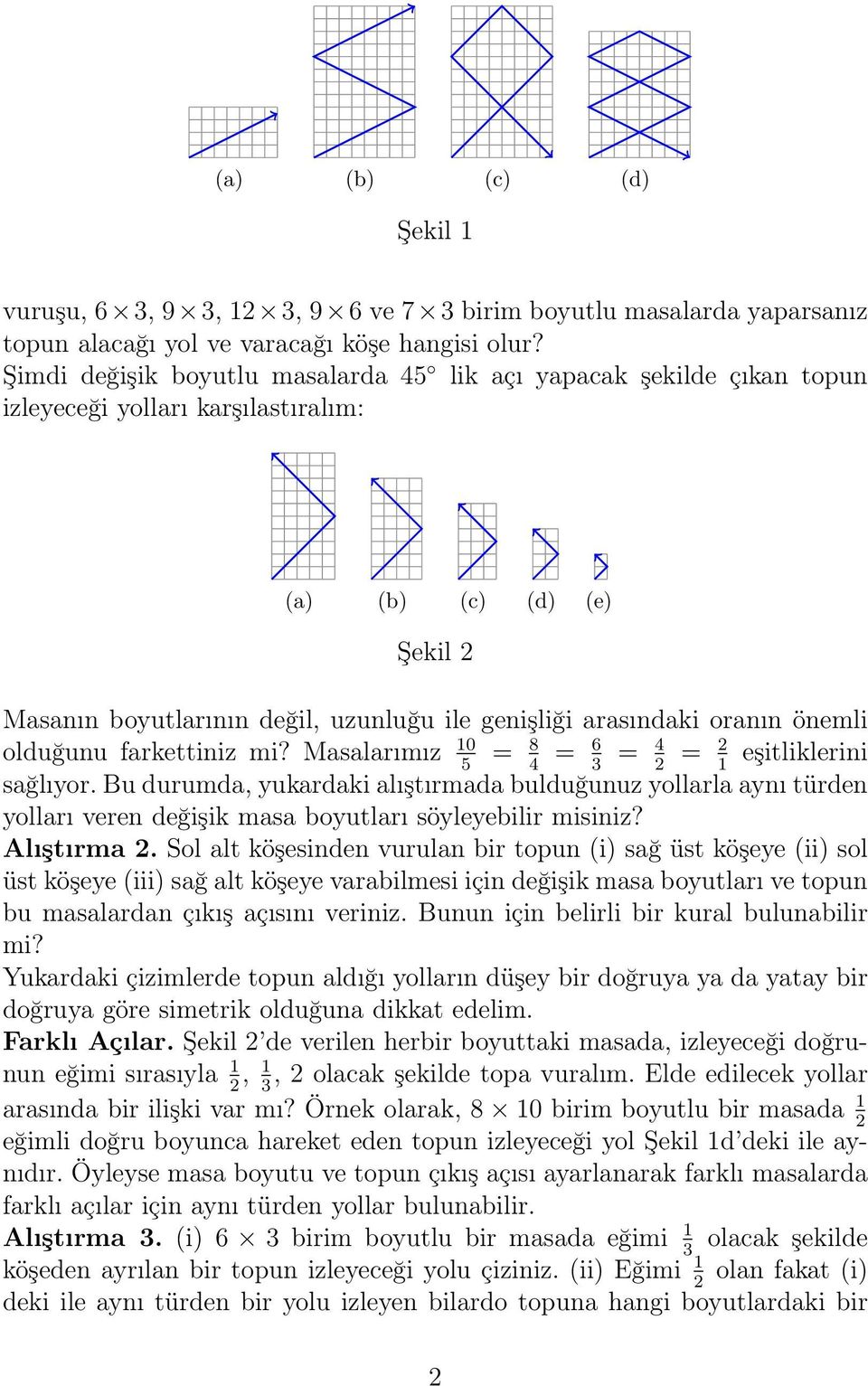 oranın önemli olduğunu farkettiniz mi? Masalarımız 10 = 8 = 6 = 4 = 2 eşitliklerini 5 4 3 2 1 sağlıyor.