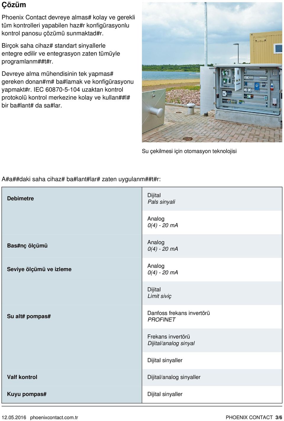 IEC 60870-5-104 uzaktan kontrol protokolü kontrol merkezine kolay ve kullan##l# bir ba#lant# da sa#lar.