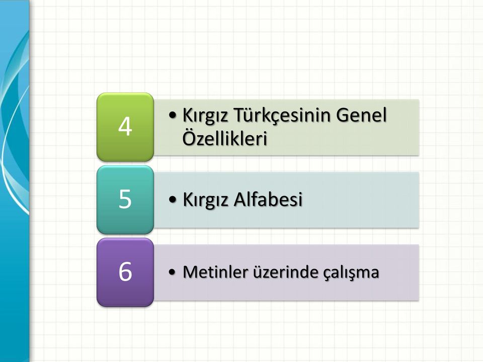 Kırgız Alfabesi 6