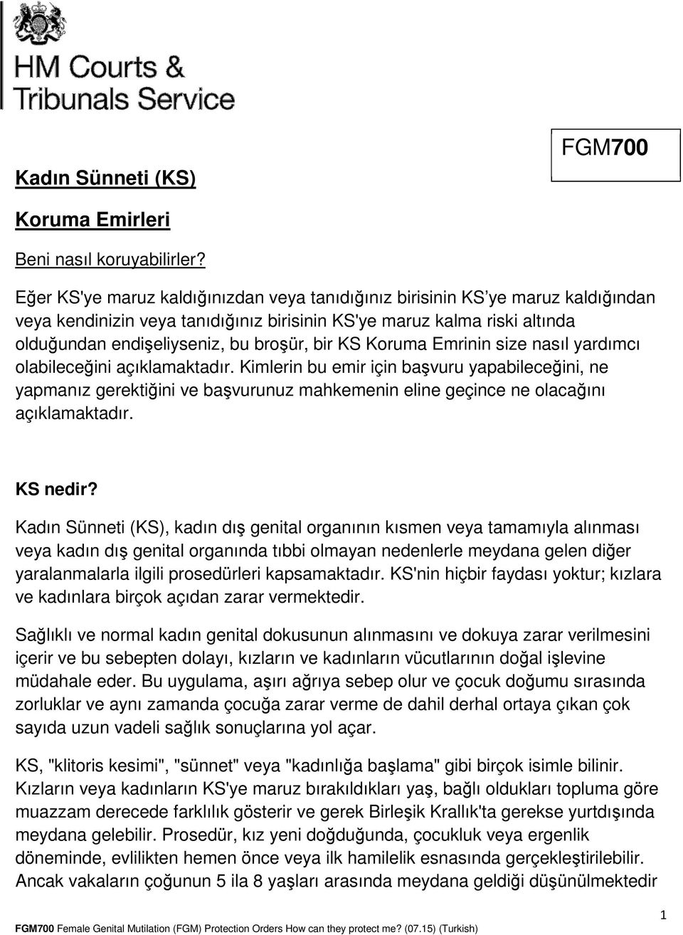 KS Koruma Emrinin size nasıl yardımcı olabileceğini açıklamaktadır.