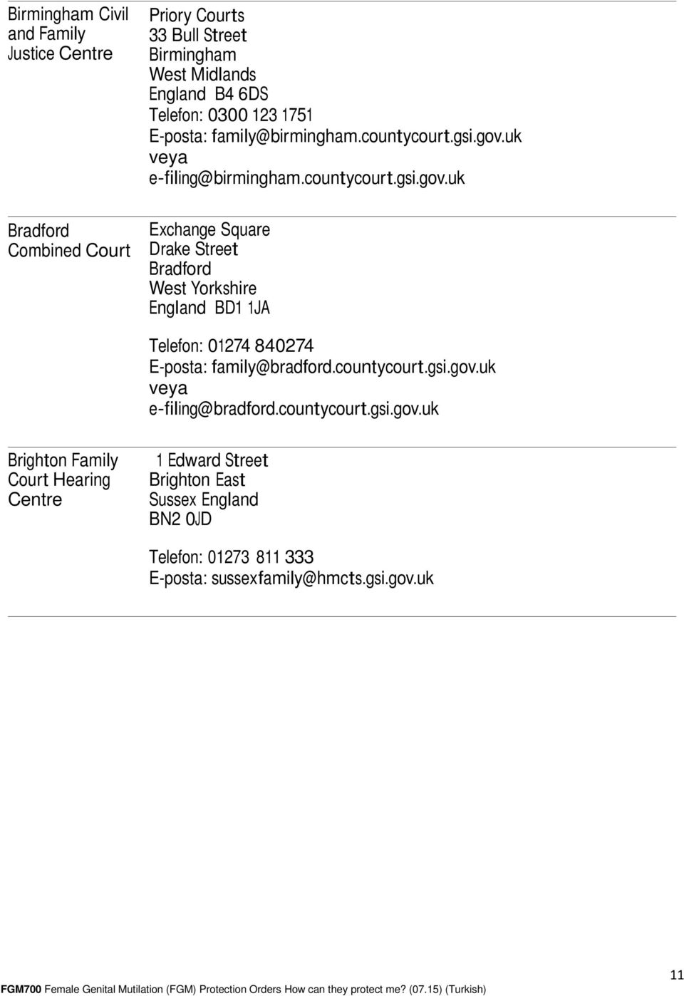 uk veya e-filing@birmingham.countycourt.gsi.gov.