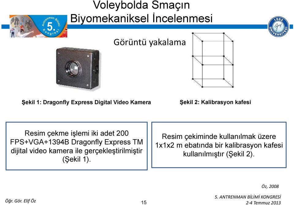 Express TM dijital video kamera ile gerçekleştirilmiştir (Şekil 1).