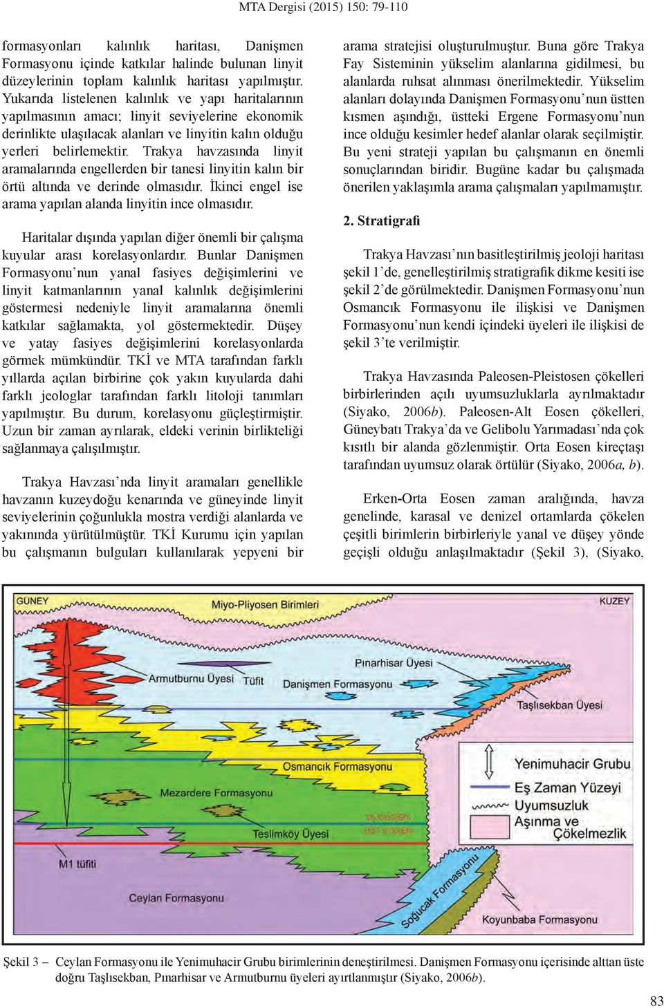 Trakya havzasında linyit aramalarında engellerden bir tanesi linyitin kalın bir örtü altında ve derinde olmasıdır. İkinci engel ise arama yapılan alanda linyitin ince olmasıdır.