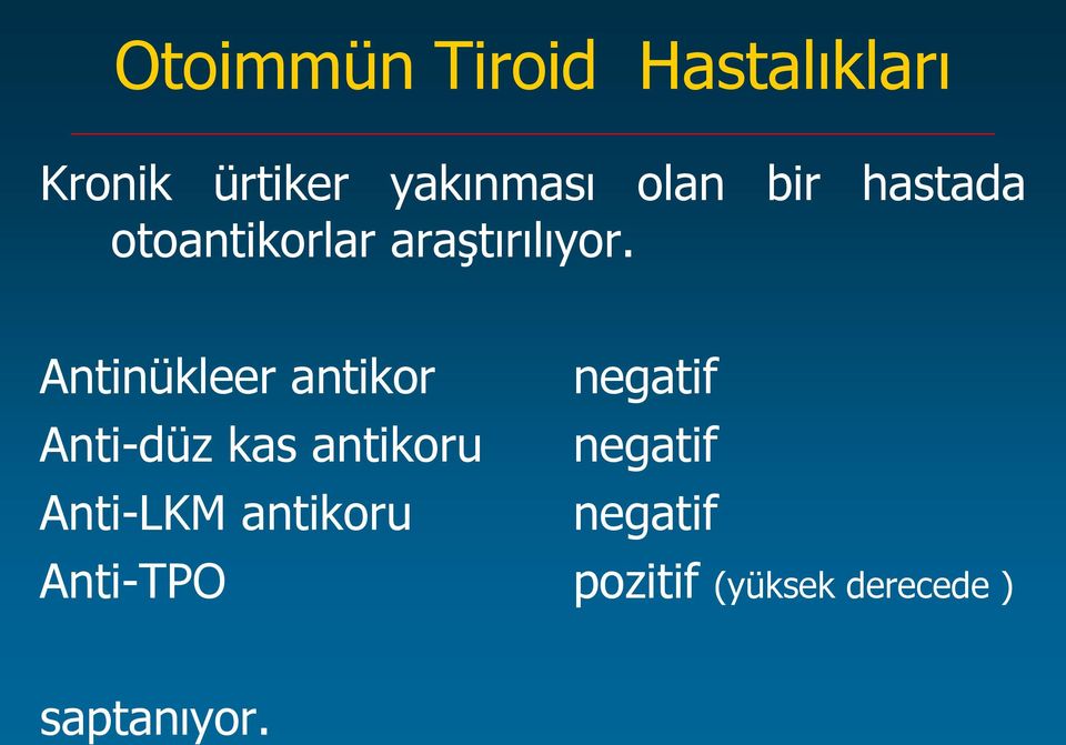 Antinükleer antikor Anti-düz kas antikoru Anti-LKM