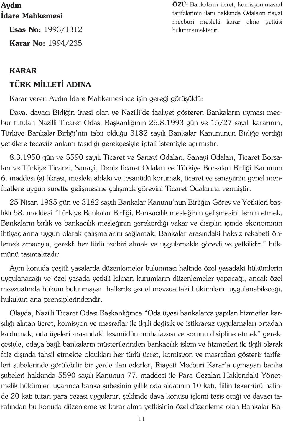 Nazilli Ticaret Odas Baflkanl n n 26.8.