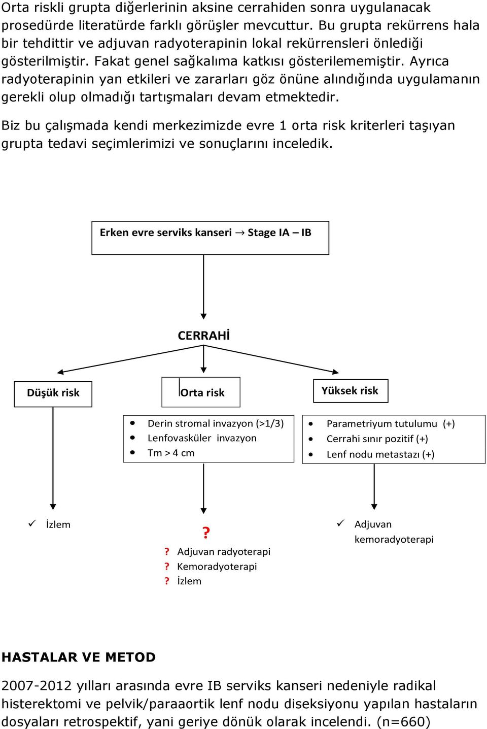 Ayrıca radyoterapinin yan etkileri ve zararları göz önüne alındığında uygulamanın gerekli olup olmadığı tartışmaları devam etmektedir.