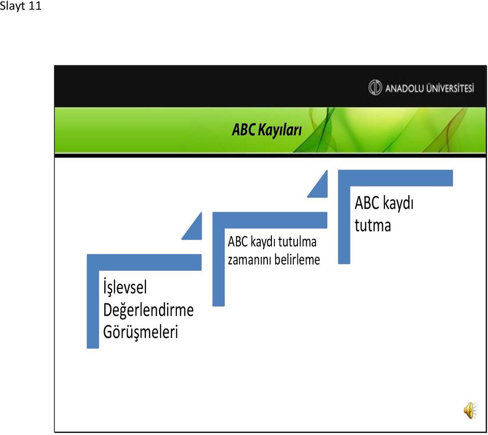 Görüşmeleri ABC kaydı